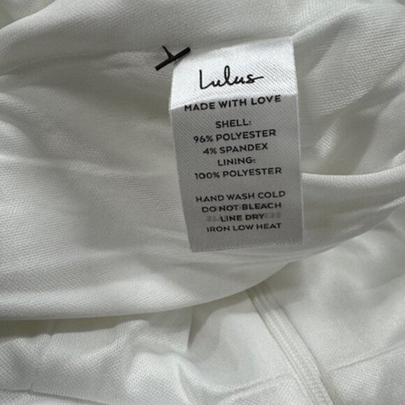 NWT Lulus Ideally Sweet White Off-the-Shoulder Bow Romper - Picture 7 of 7